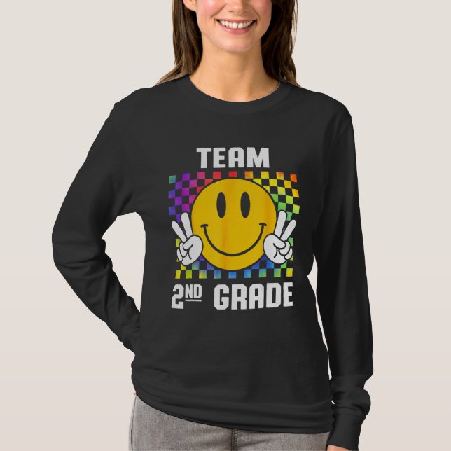 T-shirt Back To School Team 2nd Garde Smile Back To School (Devant)