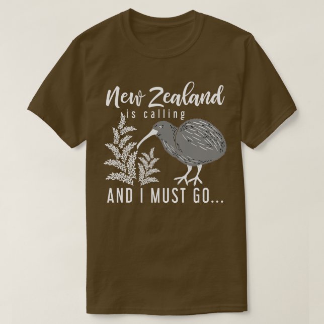 T-shirt Backerpacker Kiwi Gift Nouvelle-Zélande (Design devant)