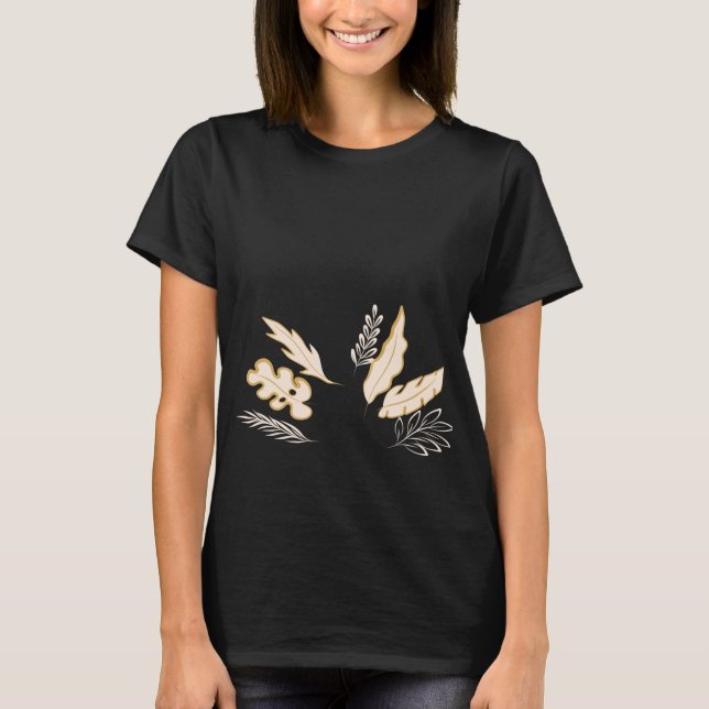 T-shirt Background arrangement t shirt for women  (Devant)