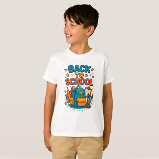 T-shirt "Backpack & Bright Ideas: School Ready in Style!"