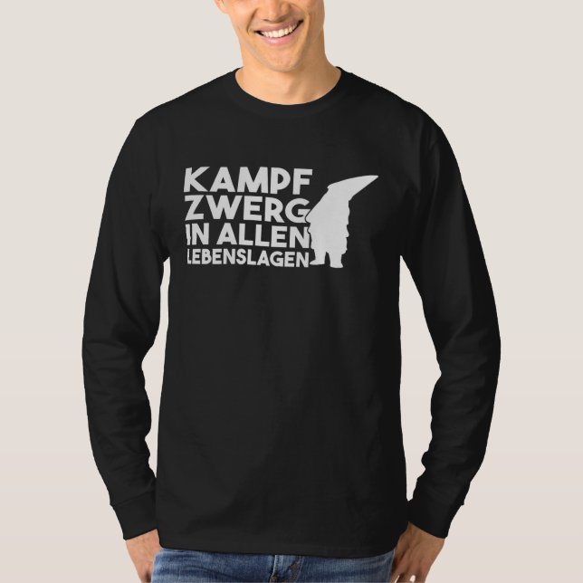 T-shirt Backprint battle dwarf in all walks of life dwarf  (Devant)