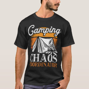 T-shirt Backprint Camping Chaos Coordonnateur Camping Camp