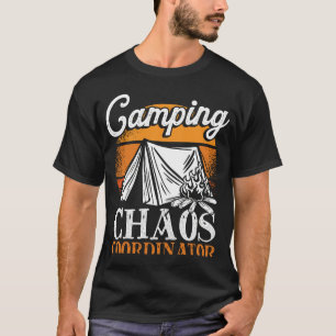 T-shirt Backprint Camping Chaos Coordonnateur Camping Camp