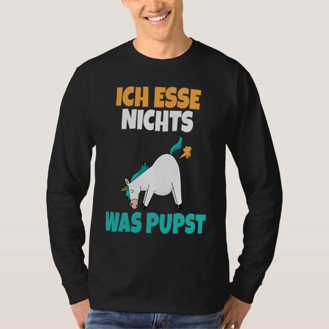 T-shirt Backprint I don't eat anything that farts vegans a (Devant)