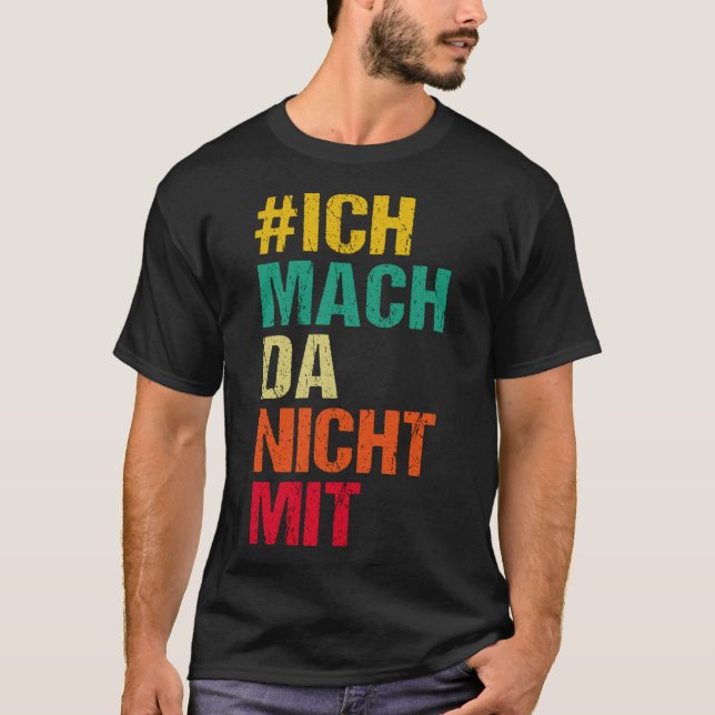 T-shirt Backprint Je ne participe pas Mon avis (Devant)