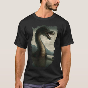 T-shirt Backprint Loch Ness mystérieux monstre