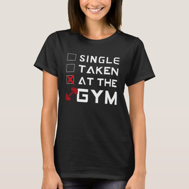 T-shirt Backprint Single Taken Gym Forgiving Gym Training (Devant)