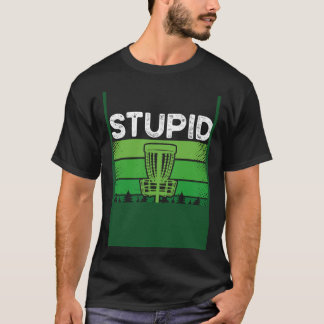 T-shirt Backprint Stupid Tree Ultimate Frisbee