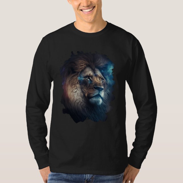 T-shirt Backprint The mystical strong king of wilderness a (Devant)