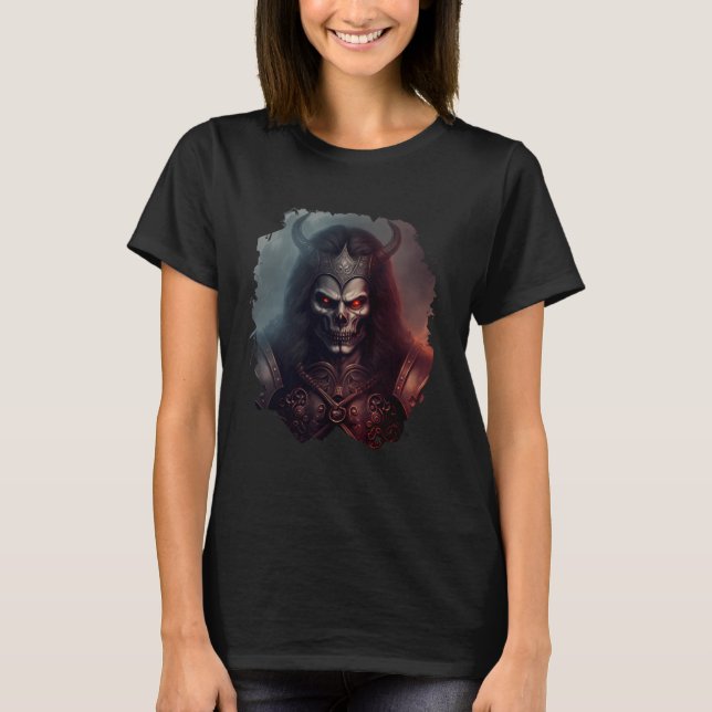 T-shirt Backprint The vampire legend in fantasy guise (Devant)