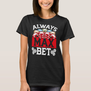 T-shirt Backprint Toujours Max Pari Casino