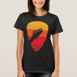 T-shirt Backprint Vintage Retro Rock & Roll Music et Guit