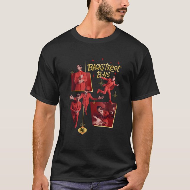 T-shirt Backstreet Boys Noël classique (Devant)