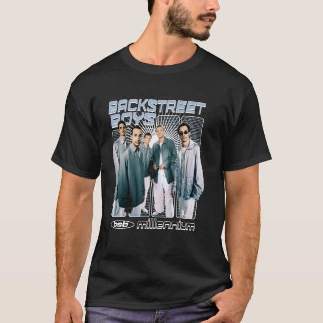 T-shirt Backstreet Boys u2013 Millenium Photo en grille (Devant)