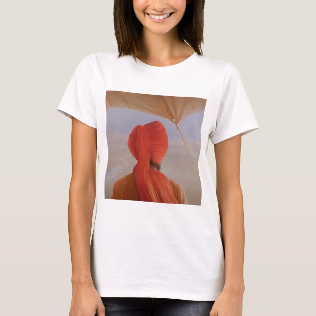 T-shirt Backview turbané avec tenting (Devant)