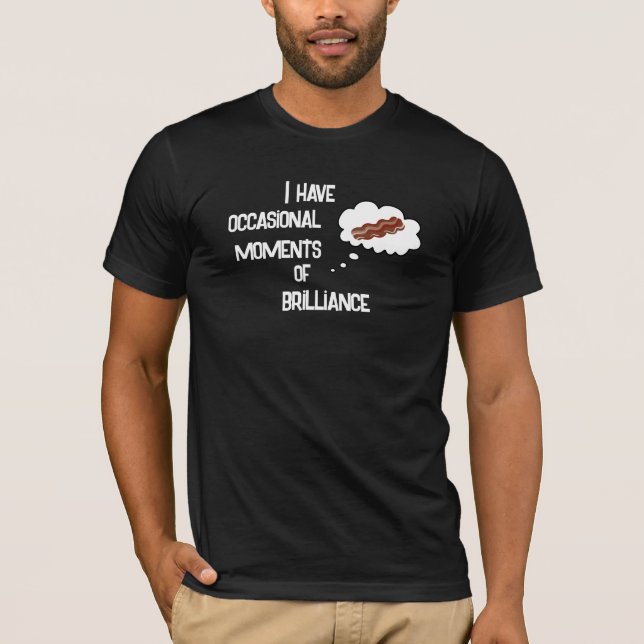 T-shirt Bacon Brilliance Hommes (Devant)