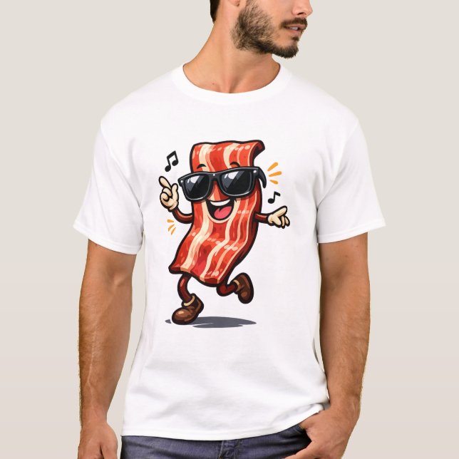 T-shirt Bacon dansant (Devant)
