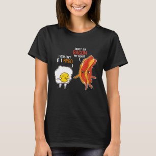 T-shirt Bacon Egg Pun Petit Déjeuner Dont Go Bacon Sur Mon