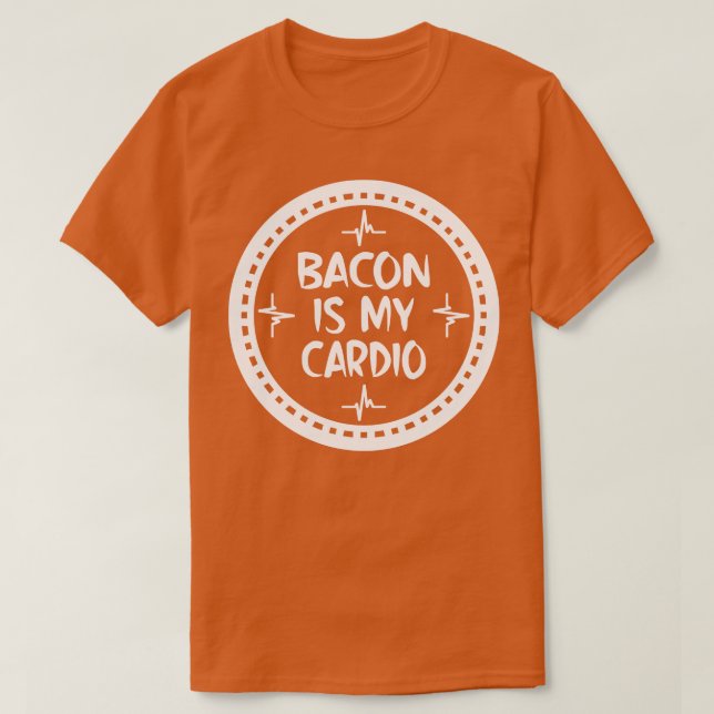 T-shirt Bacon est mon radio 2 (Design devant)