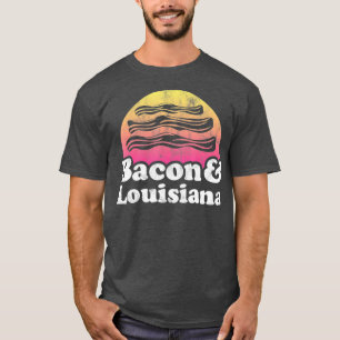 T-shirt Bacon et Louisiane