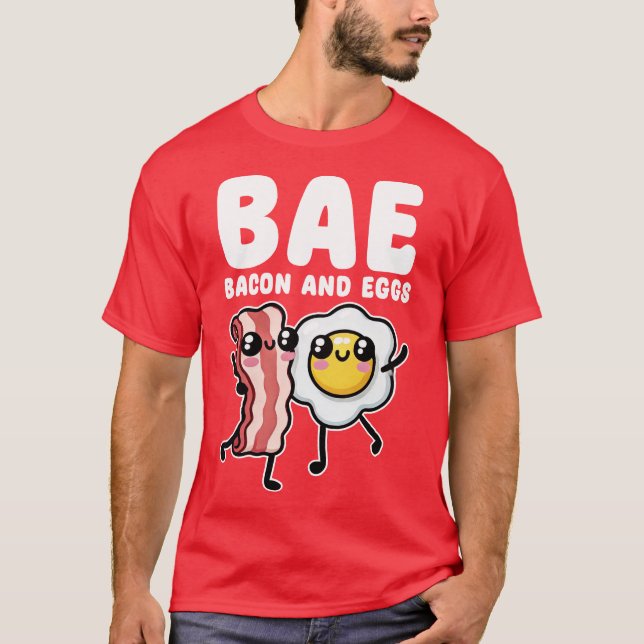 T-shirt Bacon et oeuf BAE (Devant)