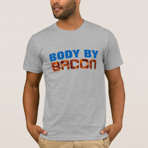 T-shirt Bacon Humour Tee, Corps Drôle Par Bacon