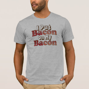 T-shirt Bacon sur Bacon