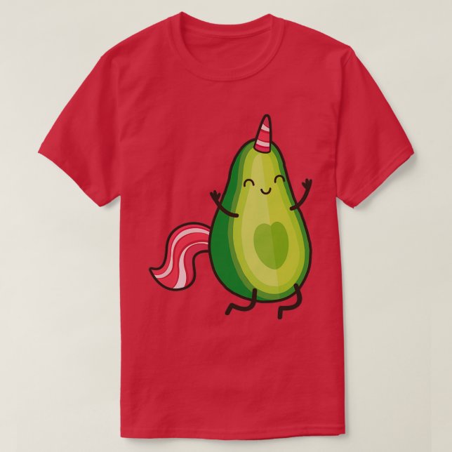 T-shirt BaconAvocadicorn (Design devant)