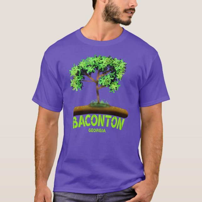 T-shirt Baconton Géorgie (Devant)