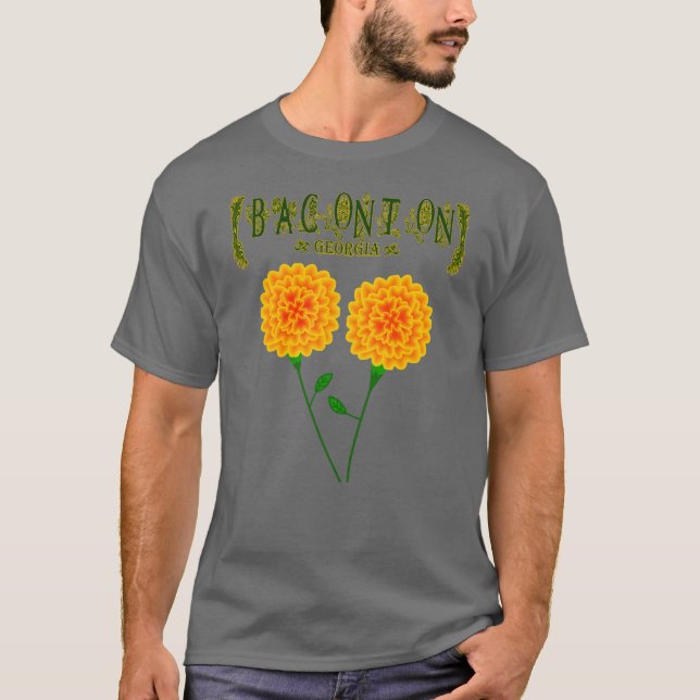 T-shirt Baconton Géorgie surdimensionné (Devant)