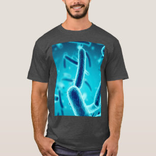 T-shirt BACTERIE DIAPOSITIVE MICROSCOPIQUE Science de la b