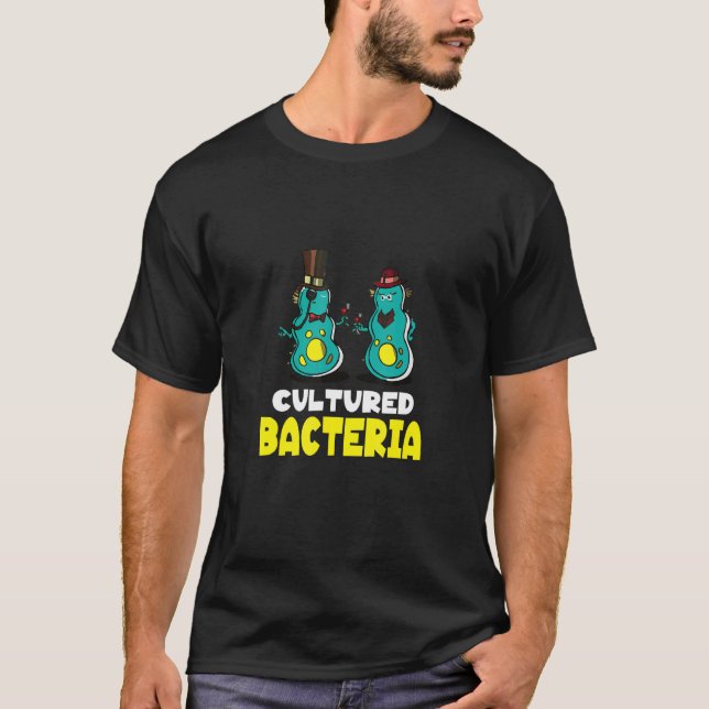 T-shirt Bactéries cultivées Microbiologie Microbiologiste  (Devant)