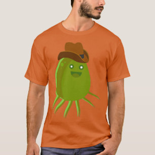 T-shirt Bactéries dans un casquette Cowboy