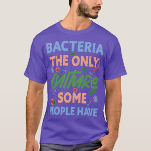 T-shirt Bactéries Microbiologie Biologie