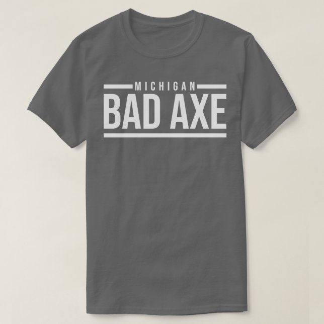 T-shirt Bad Ax Michigan (Design devant)