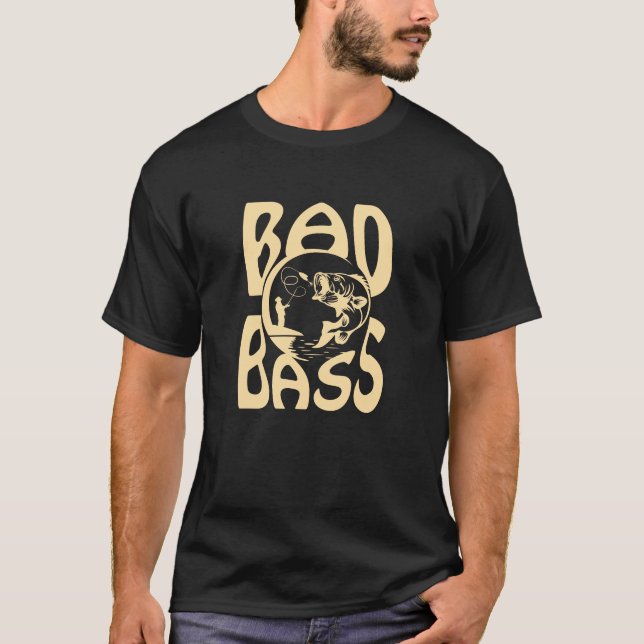 T-shirt Bad Bass SVG Custome Color (Devant)