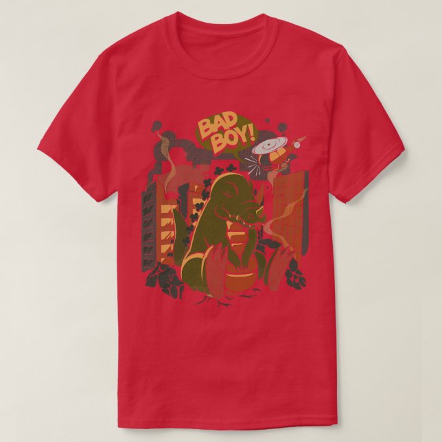 T-shirt Bad Boy Big Monster par Tobe Fonseca (Design devant)