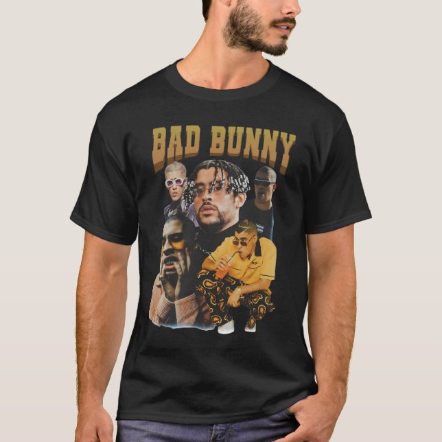 T-shirt Bad Bunny Puerto Rico Boricua Streetwear (Devant)