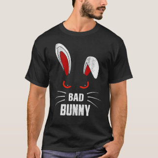 T-shirt Bad Bunny Scary Rabbit Cool Amoureux des animaux