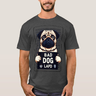 T-shirt Bad Chien Carlin Mushot