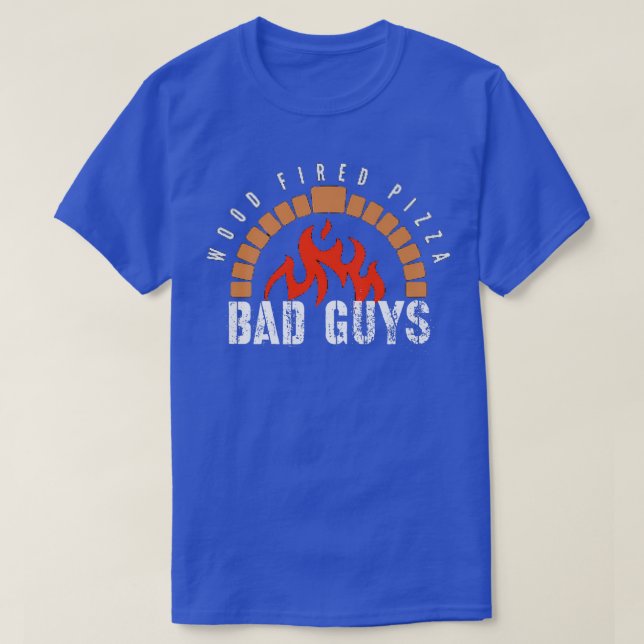T-shirt Bad guys pizza  (Design devant)