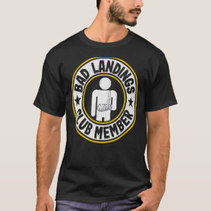 T-shirt Bad Landings Club Membre Broché Main Get Well Brok