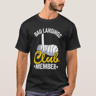 T-shirt Bad Landings Club Membre Broché Main Get Well Brok
