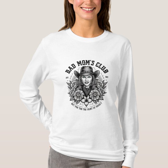 T-SHIRT BAD MOM'S CLUB (Devant)