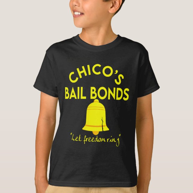 T-shirt Bad News Bears Chicos Bail Bonds  (Devant)