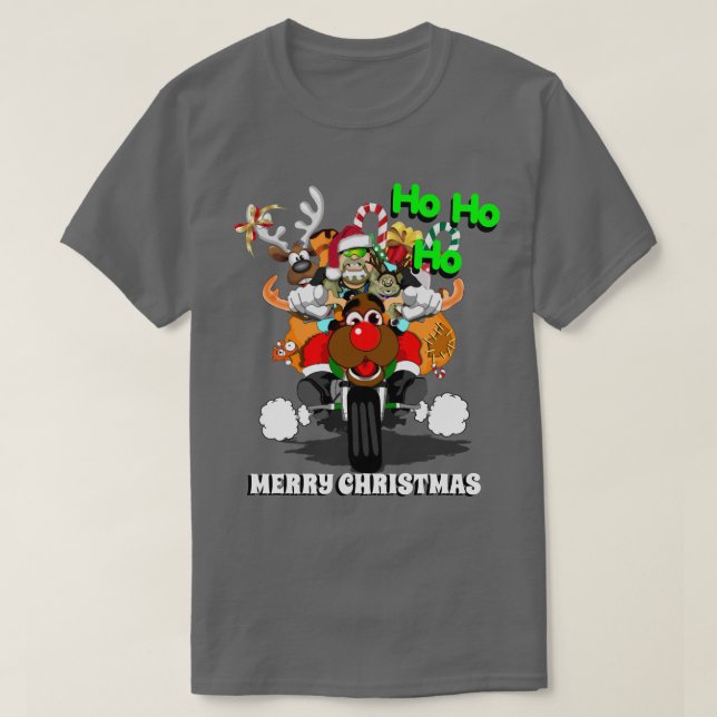 T-shirt Bad Père Noël - Bubba Claus (Design devant)
