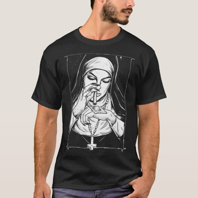 T-shirt bad religion naughty nuns (Devant)