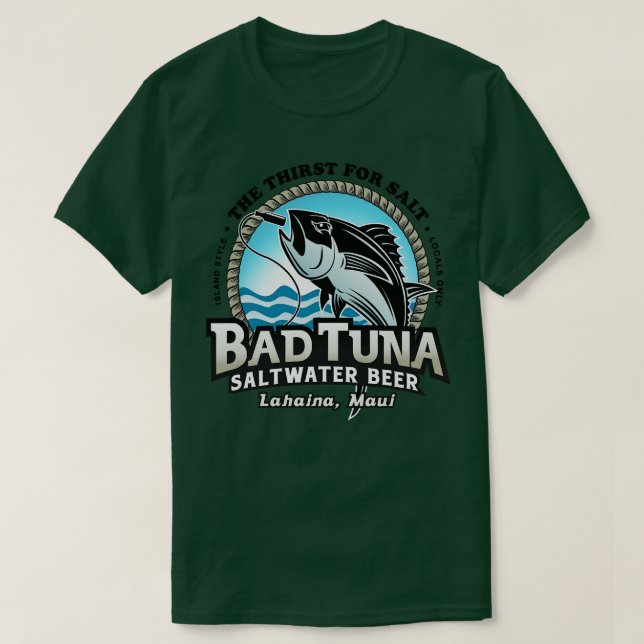 T-shirt Bad Tuna Saltwater Brew (Design devant)