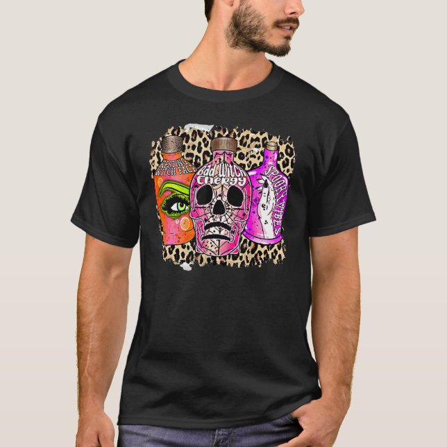 T-shirt Bad Witch Energy Leopard (Devant)