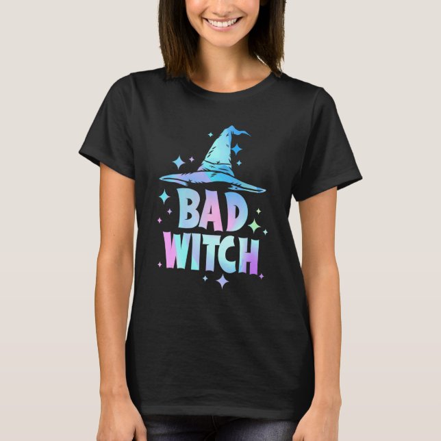 T-shirt Bad Witch Halloween Party (Devant)